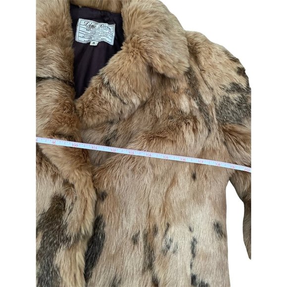 Beautiful authentic fur coat vintage size small warm - Picture 10 of 13